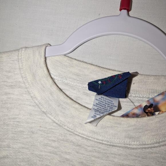 90s Plaid Cooperstown NY Location Crewneck Sweatshirt - Picture 5 of 6